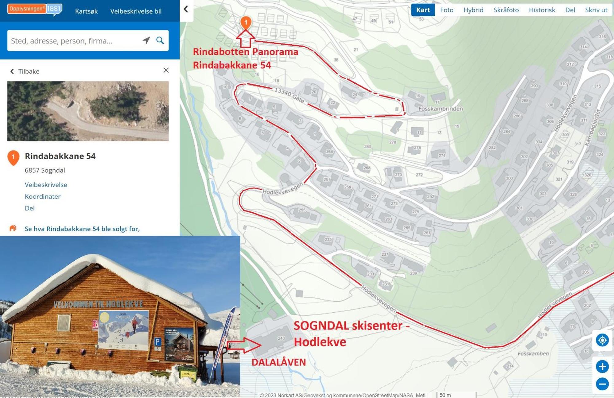 Rindabotten Panorama Sogndal Bagian luar foto